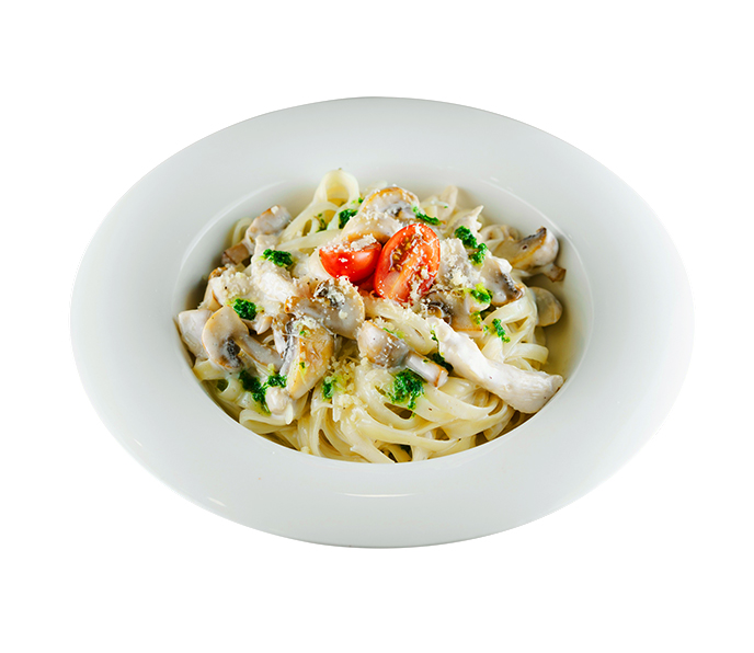 Паста с курицей и грибами, 280 гр