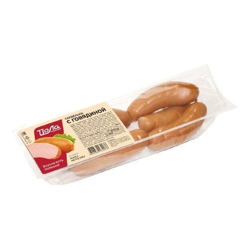 Сардельки с говядиной, 500 г, Й-Ола