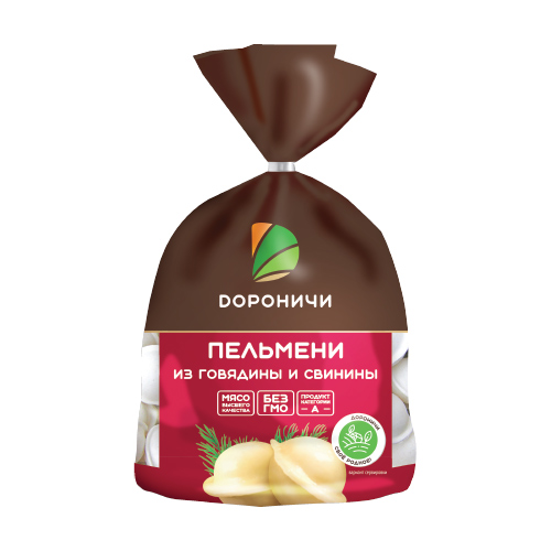Пельмени из говядины и свинины, 900 г, Дороничи