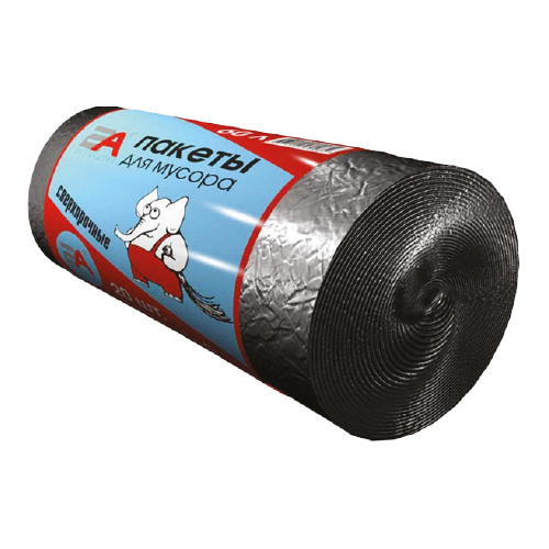 Мешки для мусора 2 АНДРЕЯ, 60 л, 20 шт., сверхпрочные