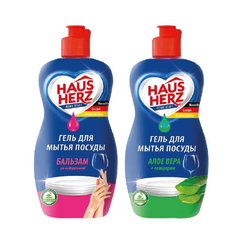 Средство для мытья посуды Haus Herz, 450 мл