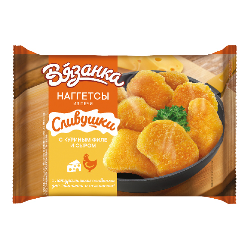 Наггетсы с куриным филе и сыром Вязанка, 250 г