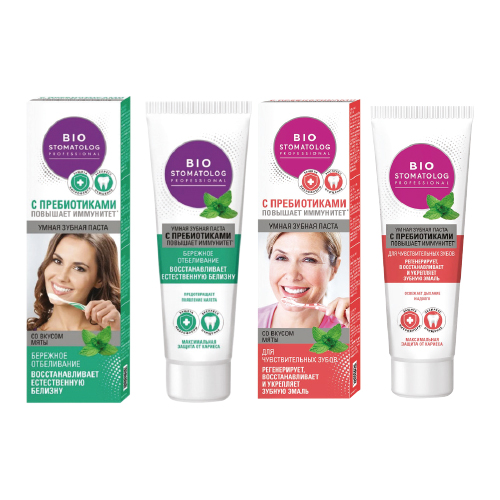 Зубная паста Умная Био Стоматолог, 75, 150 г