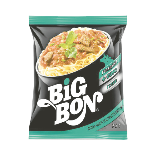 Лапша Биг-Бон б/п, 75 г