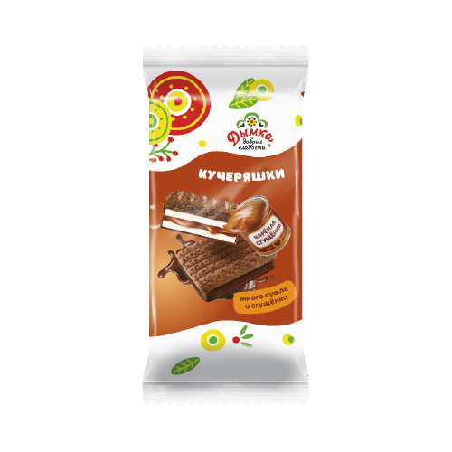 Печенье Кучеряшки суфле-вареная сгущенка, 255 г, Дымка