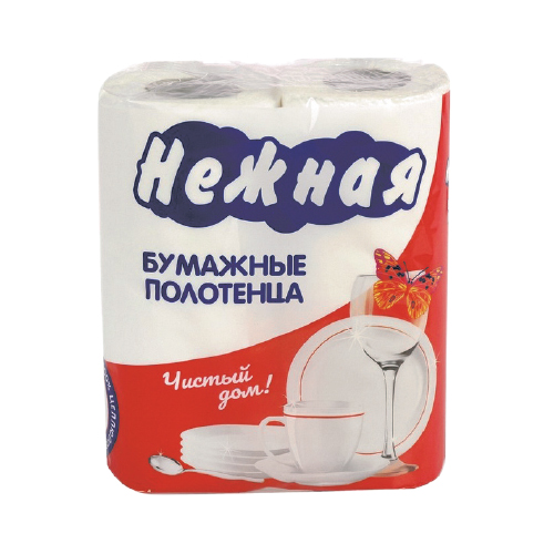 Полотенца бумажные Нежная, 2 шт