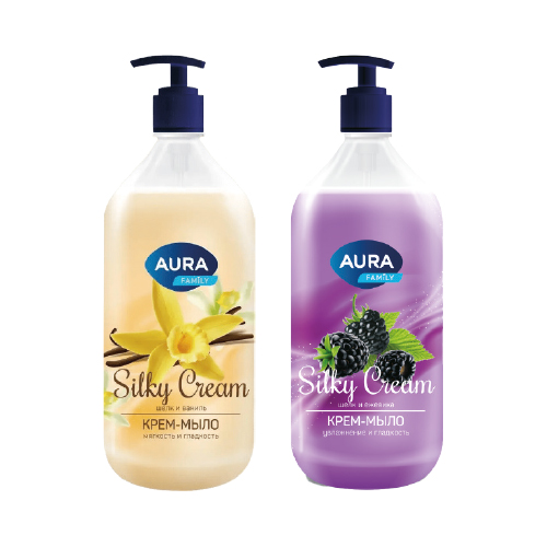 Жидкое крем-мыло Aura Famili, 1000 мл