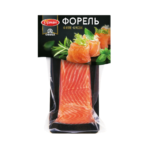 Форель Радужная филе-кусок с/с, 130 г, Три кита