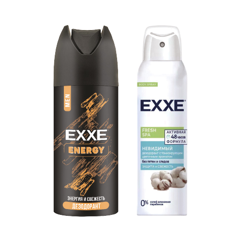 Дезодорант-спрей EXXE, 150 мл, мужской, женский