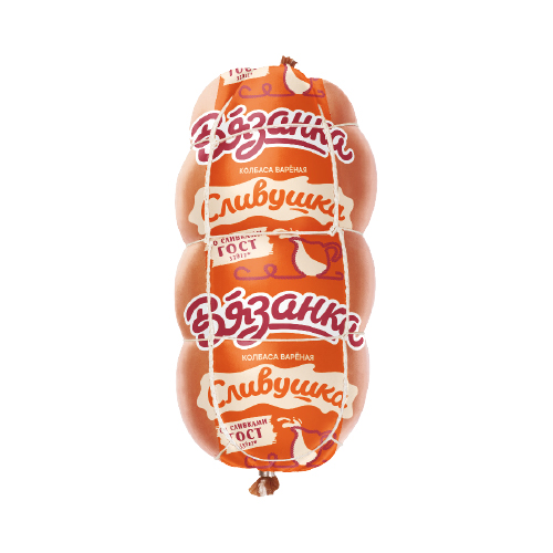 Колбаса вареная Сливушка Вязанка, 375 г, Стародворские Колбасы